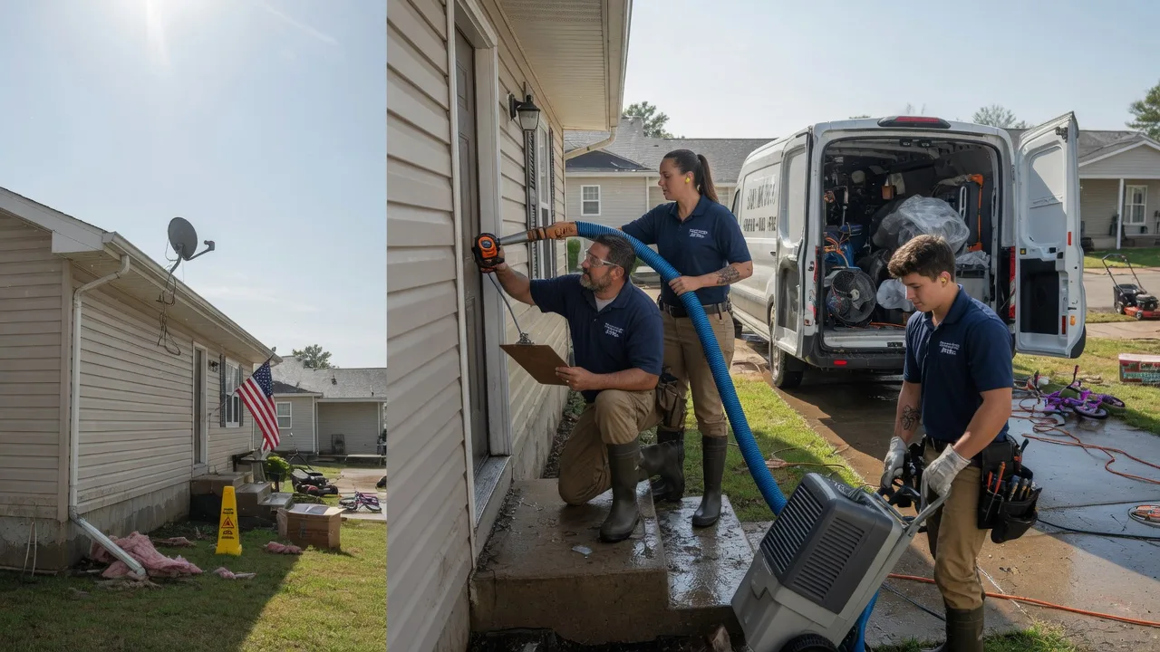 Ceiling Water Damage Restoration in Maple Shade, NJ near me